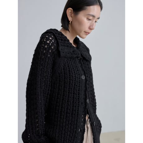 《予約販売》crochet 2way knit cardigan/2colors_nt2500