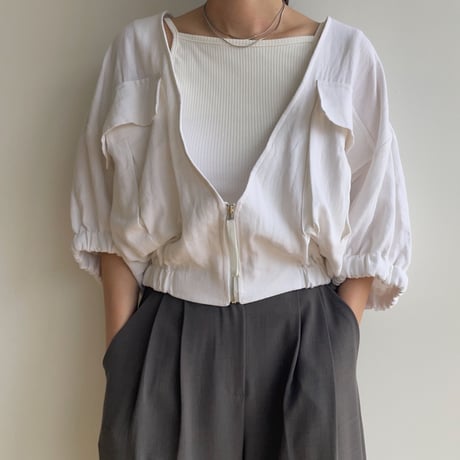 《予約販売》minimal linen jacket/2colors_no0300