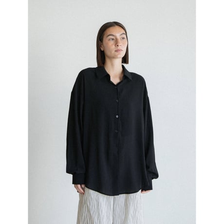 《予約販売》sheer loose ennui shirt/2colors_nb0371
