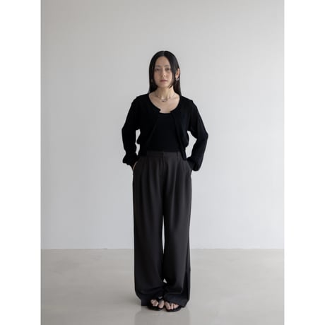 《予約販売》summer knit minimal cardigan/2colors_nt2048