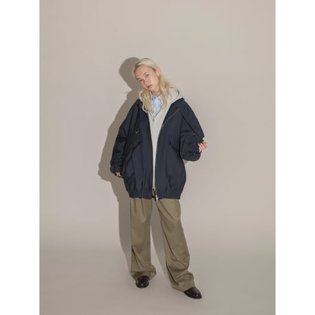 - AUTHENTIC series - urban over jacket/deep navy(unisex)_an0004