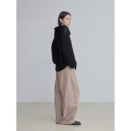 《予約販売》crochet 2way knit cardigan/2colors_nt2500