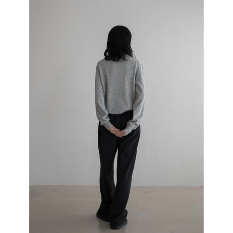 《予約販売》tuck sweat wide pants/2colors_np1048