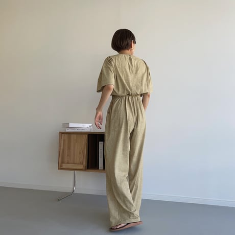【nokcha original】melange jumpsuit_np0438