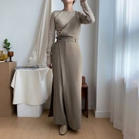 【nokcha original】docking all-in-one/khaki beige_np0157