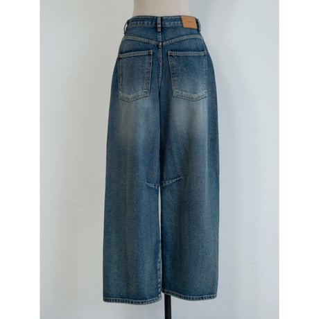 《予約販売》vintage like wide denim pants_nj0166