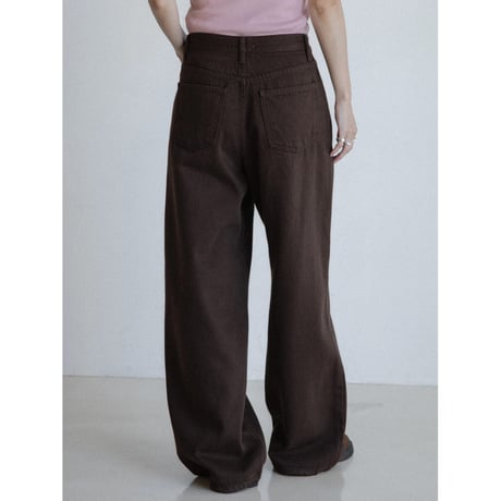 《予約販売》mannish brown pants_np1149