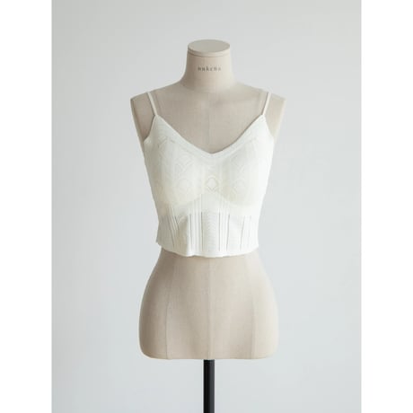 《予約販売》lacy cup in camisole/2colors_nt2303