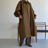 【nokcha original】long coach jacket/brown_no0165