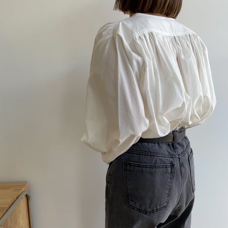 《予約販売》gather tuck blouse/2colors_nt1241