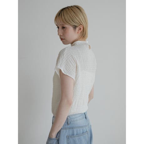 《予約販売》jacquard minimal tops/2colors_nt2294