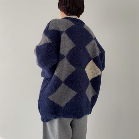 《予約販売》contrast over knit/2colors_nt1909