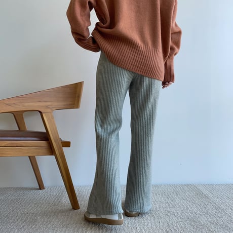 《予約販売》knit daily lib pants/2colors_np0514