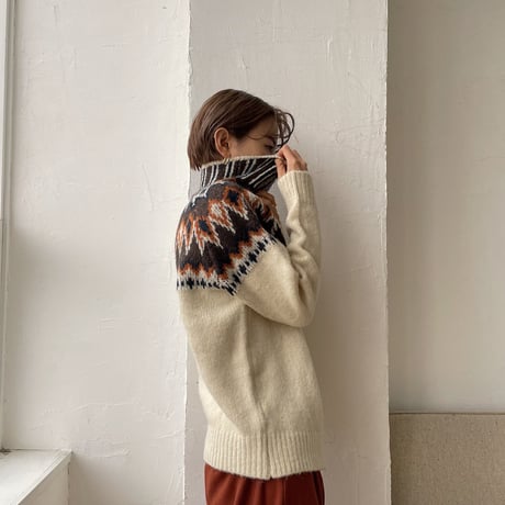 winter raglan sleeve knit/2colors_nt0762