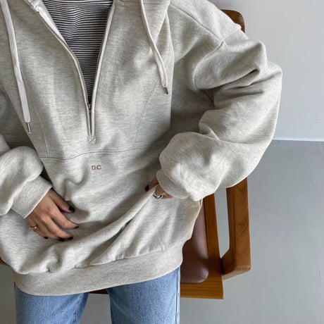 【nokcha original】“nc”zip parker/3colors(unisex)_nt1147