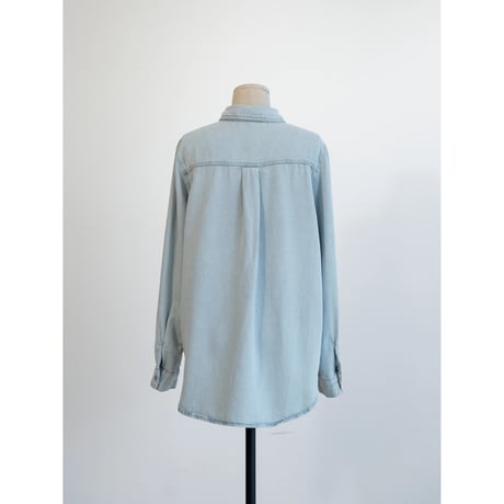 《予約販売》vintage like denim shirt_nb0355