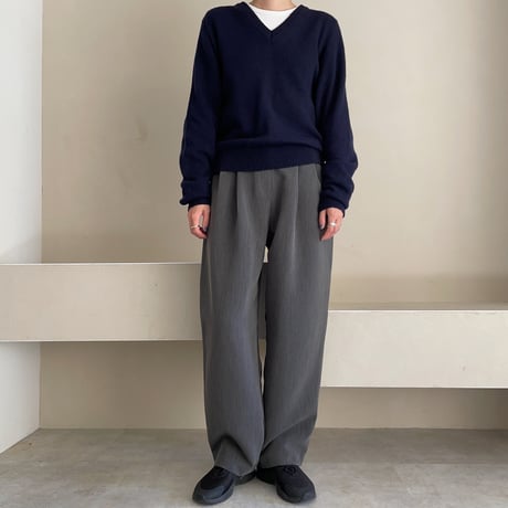 《予約販売》v neck simply knit/2colors_nt1904