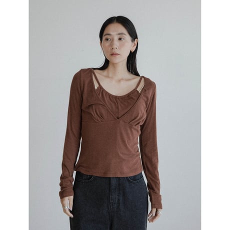 《予約販売》docking lady tops/3colors_nt2411