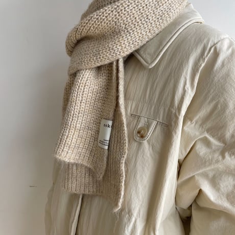 【nokcha original】nokcha wool muffler/3colors_na0467