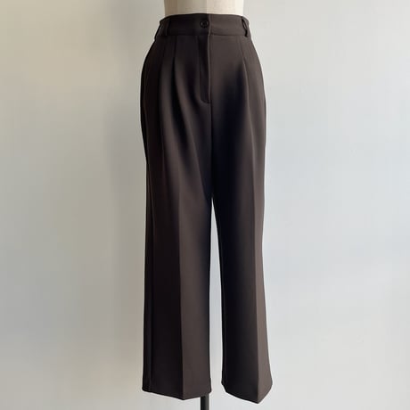 【nokcha original】relaxy pants/deep brown_np0694