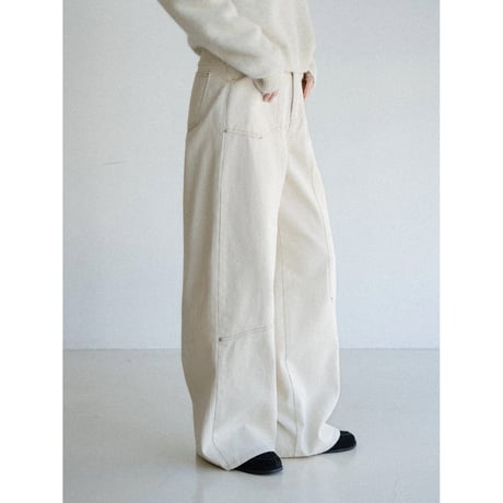 《予約販売》warm stitch accent pants_np1195