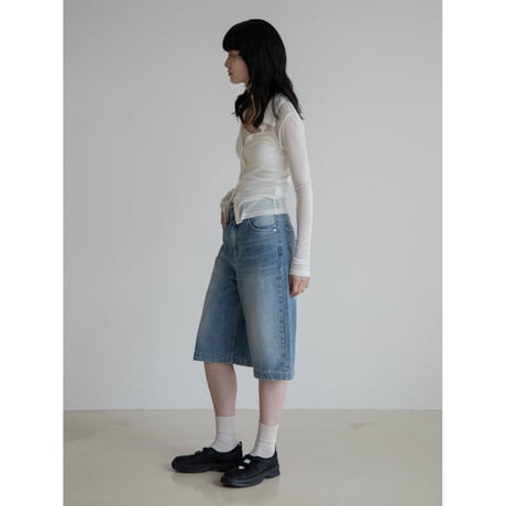 《予約販売》brusher half jeans_nj0128