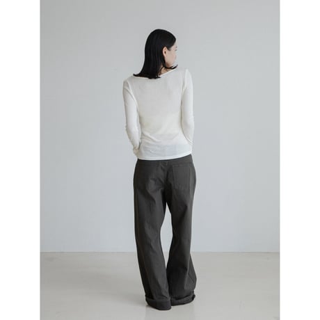 《予約販売》jacquard cotton pants/2colors_np1166