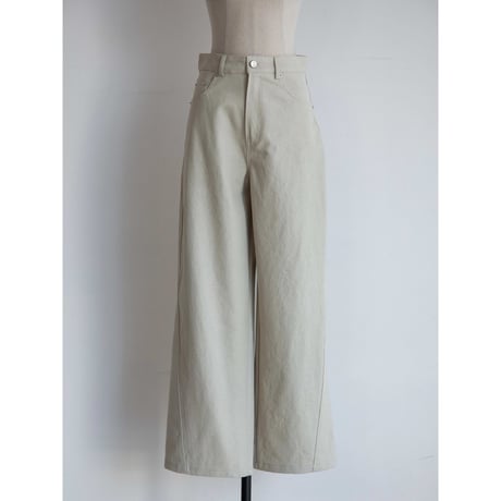 《予約販売》accent cotton wide pants/2colors_np1204