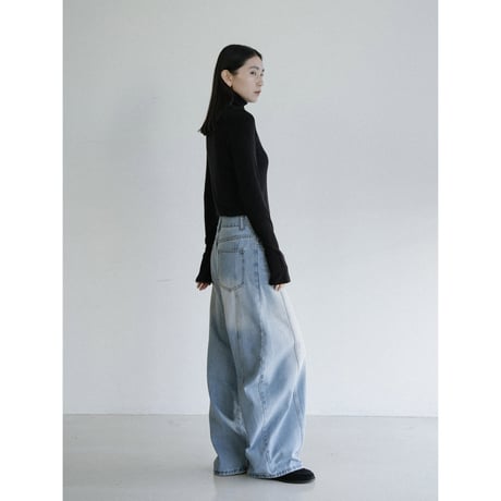 《予約販売》vintage wash accent jeans/2colors_nj0169