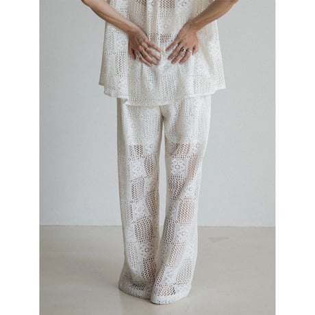 《予約販売》jacquard knit pants/2colors_np1134