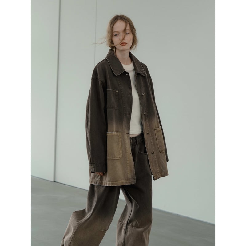 NOKCHA original】gradation denim jacket_no0467