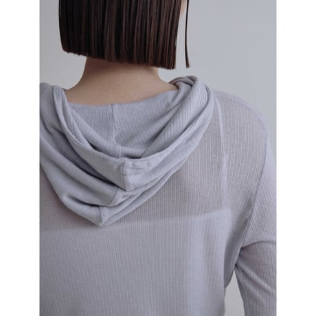 《予約販売》sheer hoodie tops/3colors_nt2509