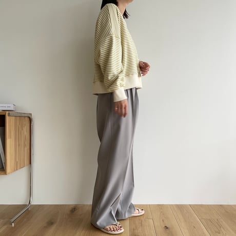 《予約販売》border croped mtm/2colors_nt1323