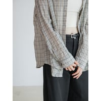 《予約販売》mannish soft check shirt_nb0394