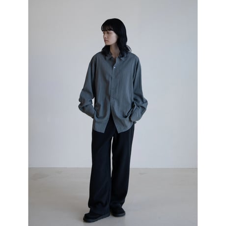 《予約販売》belt wool long pants/2colors_np1059