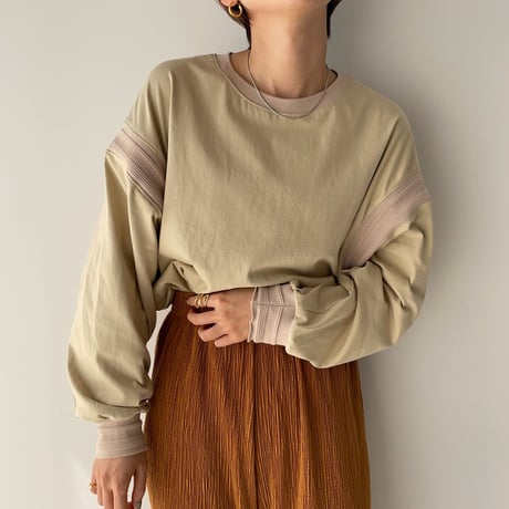 【nokcha original】point lib tee/2colors_nt0890