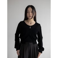 《予約販売》summer knit minimal cardigan/2colors_nt2048