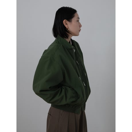 - AUTHENTIC series - neck string jumper/green_an0032