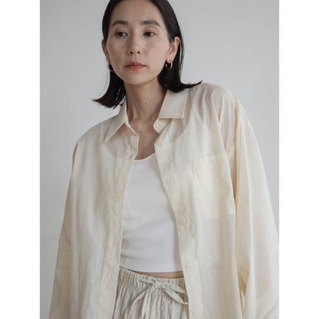 《予約販売》daily sheer over shirt/2colors_nb0309