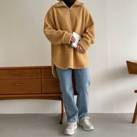 《予約販売》boa zip pullover/2colors_nt1193