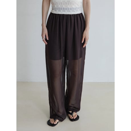 《予約販売》sheer lady pants/2colors_np1116