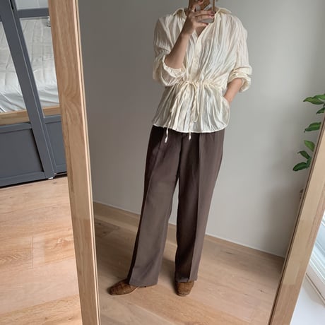 ✳︎予約販売✳︎waist marc rincl blouse /2colors_nb0038