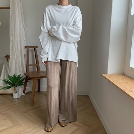 ✳︎予約販売✳︎material lib knit pants/2colors_np0055