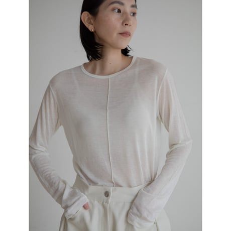 《予約販売》accent daily sheer tops/3colors_nt2240
