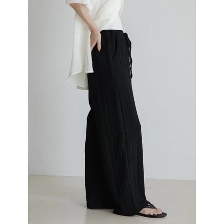 《予約販売》jacquard lacy pants/2colors_np1111