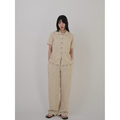 【NOKCHA original】jacquard shirt/3colors_nb0244
