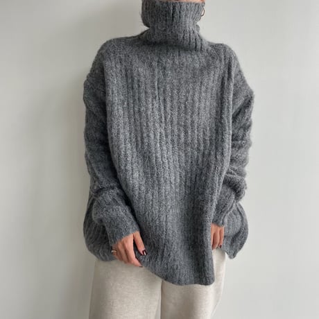 《予約販売》turtle neck lady knit_nt1155