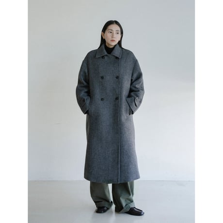 《予約販売》quilting linner tweed middle coat/2colors_no0500