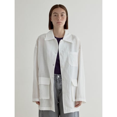 《予約販売》linen mannish over jacket/2colors_no0522