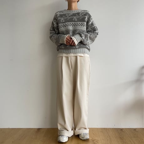 《予約販売》nordic rich knit/2colors_nt1515